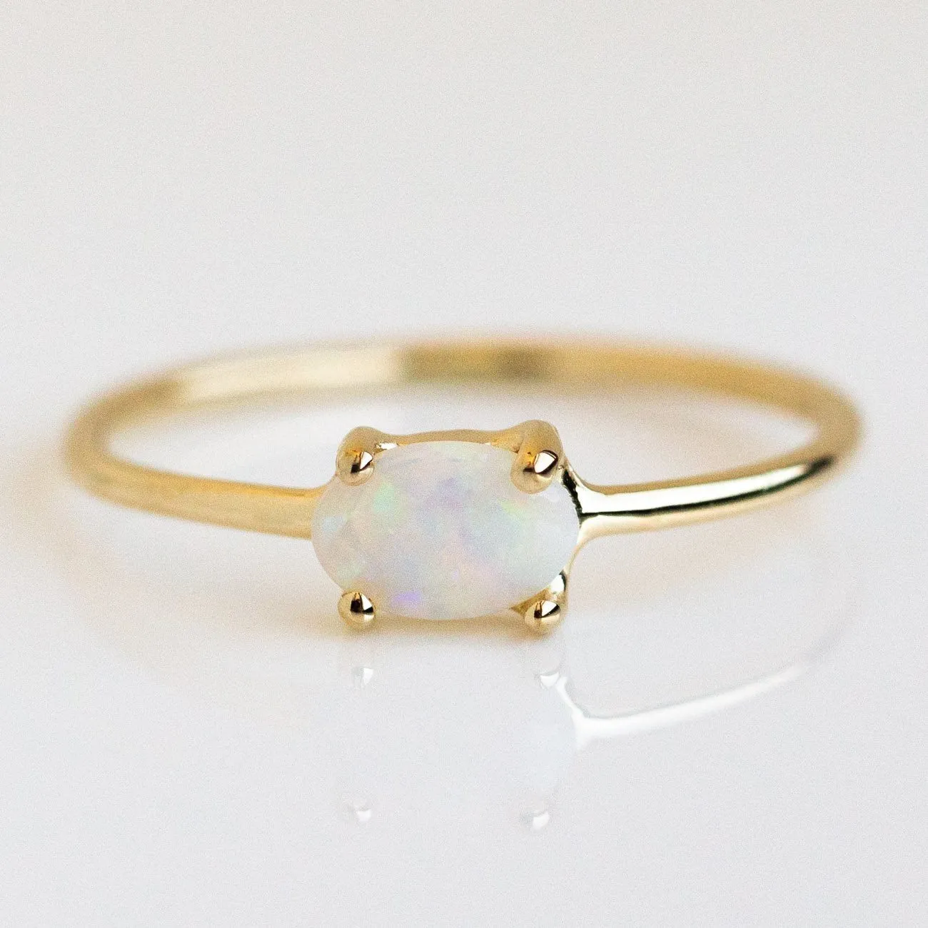 14K Gold Sweetest Birthstone Ring