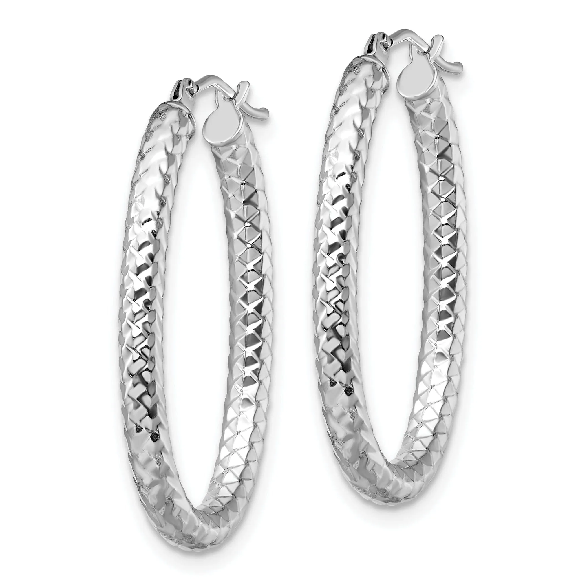 14k White Gold Forever Lite Earrings