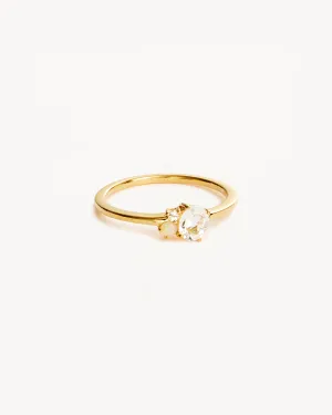 18k Gold Vermeil Kindred Birthstone Ring - April