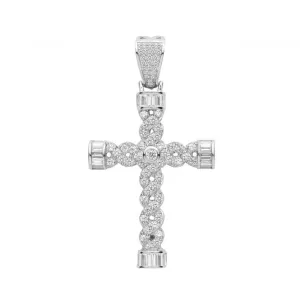 Acotis Silver Cs Set Cross Pendant G61019