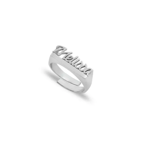 Adjustable Julia Name Ring