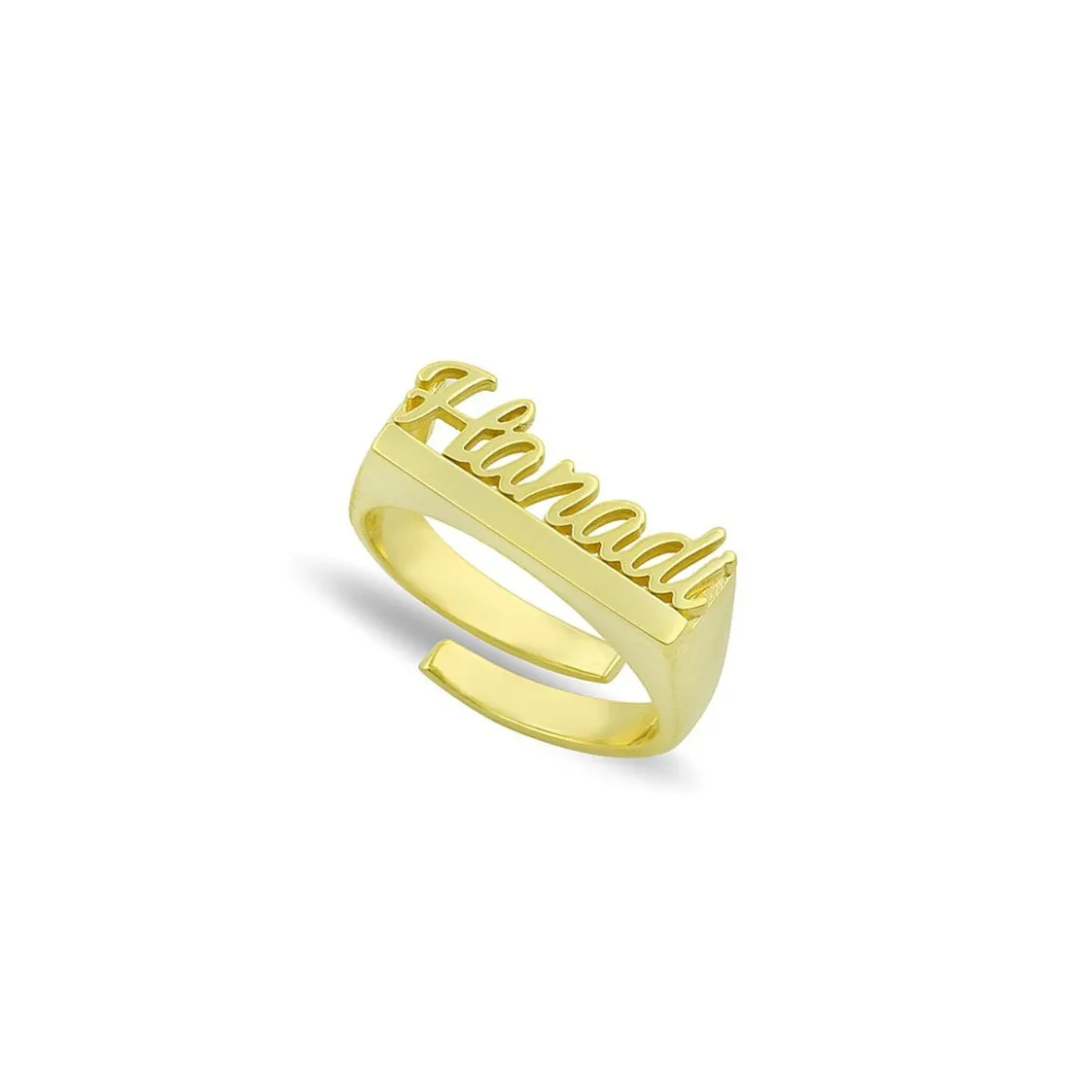 Adjustable Julia Name Ring