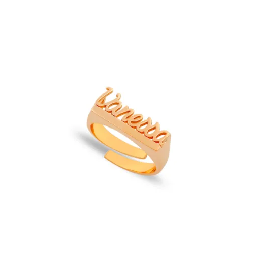 Adjustable Julia Name Ring