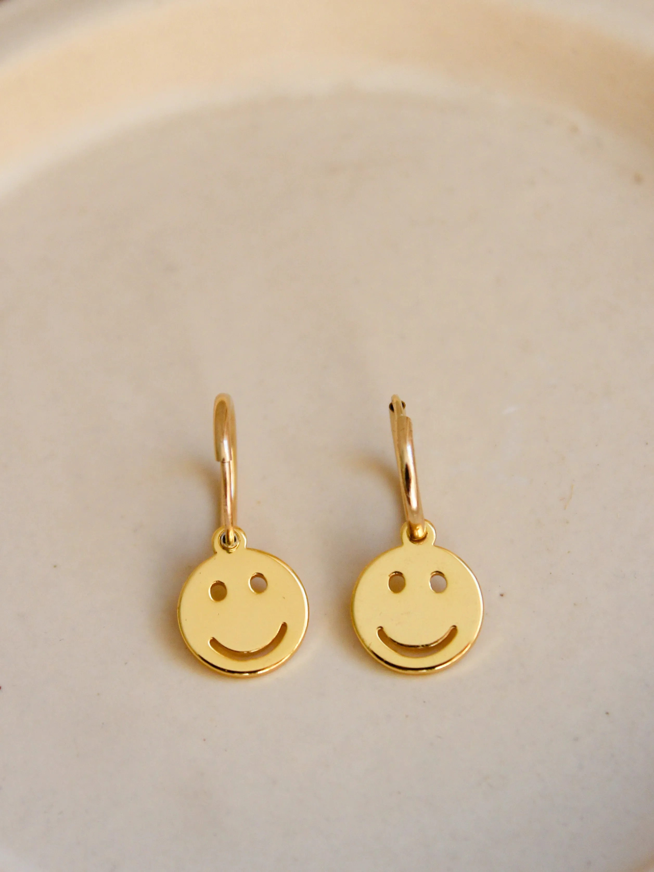 All Smiles Hoop Earrings