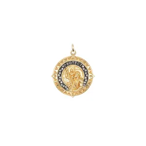 Angie Smith x KLM Diamond St Christopher Pendant