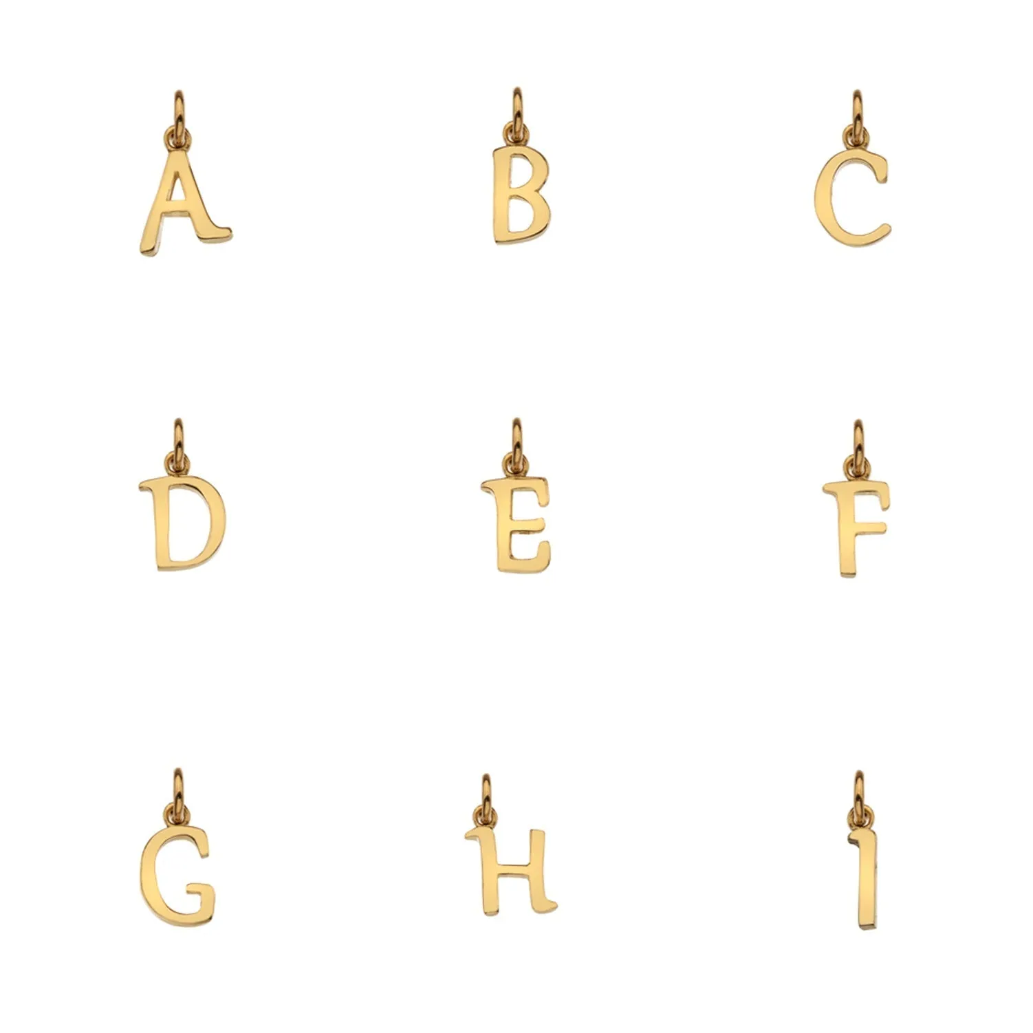 Audley Gold Vermeil Alphabet Pendant