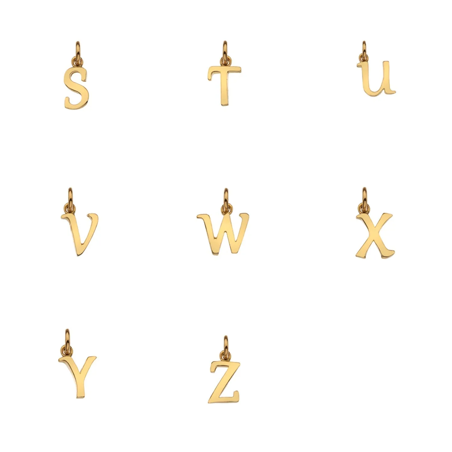 Audley Gold Vermeil Alphabet Pendant