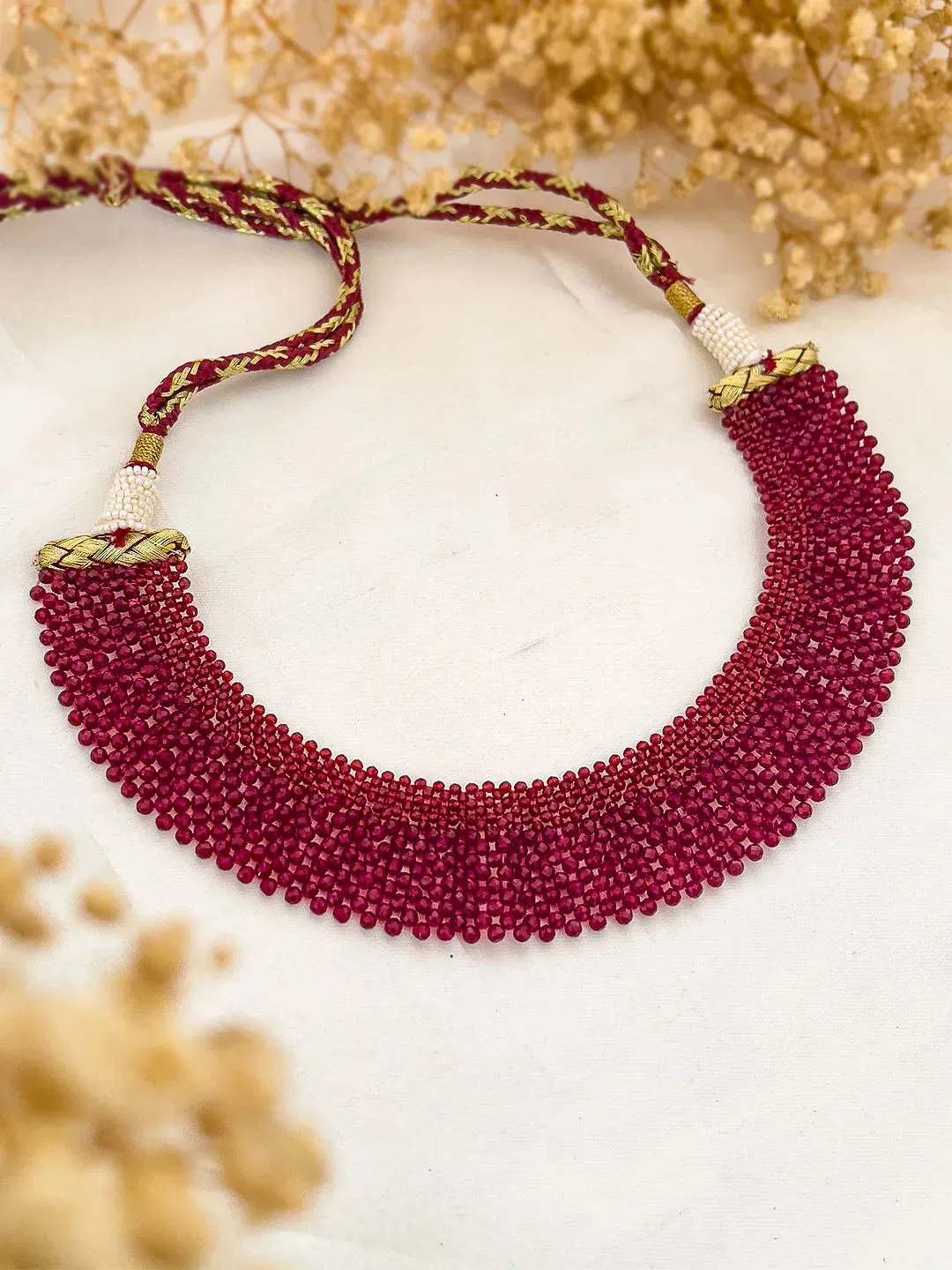 Beaded Crystal Necklace