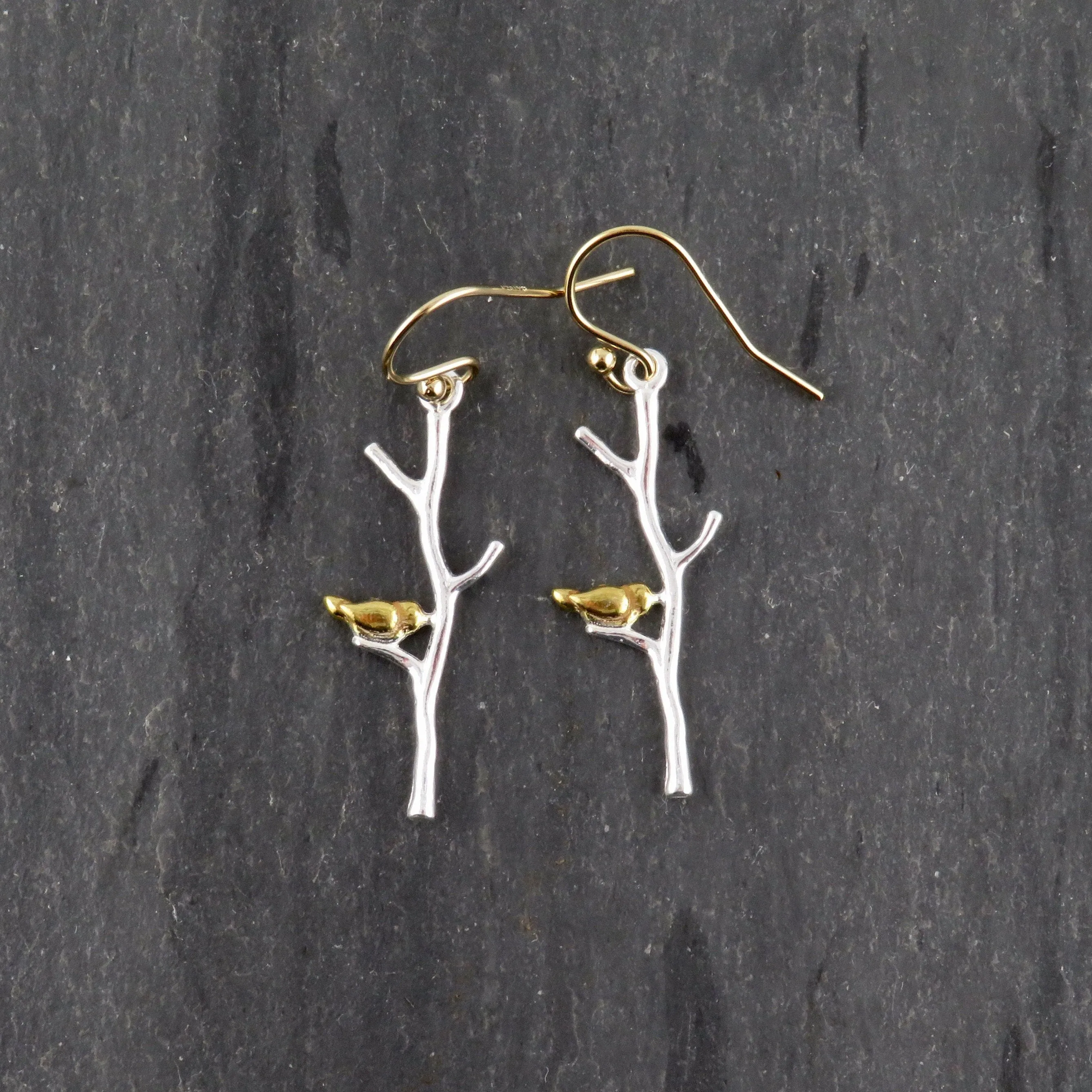 Bird on a Branch Earrings