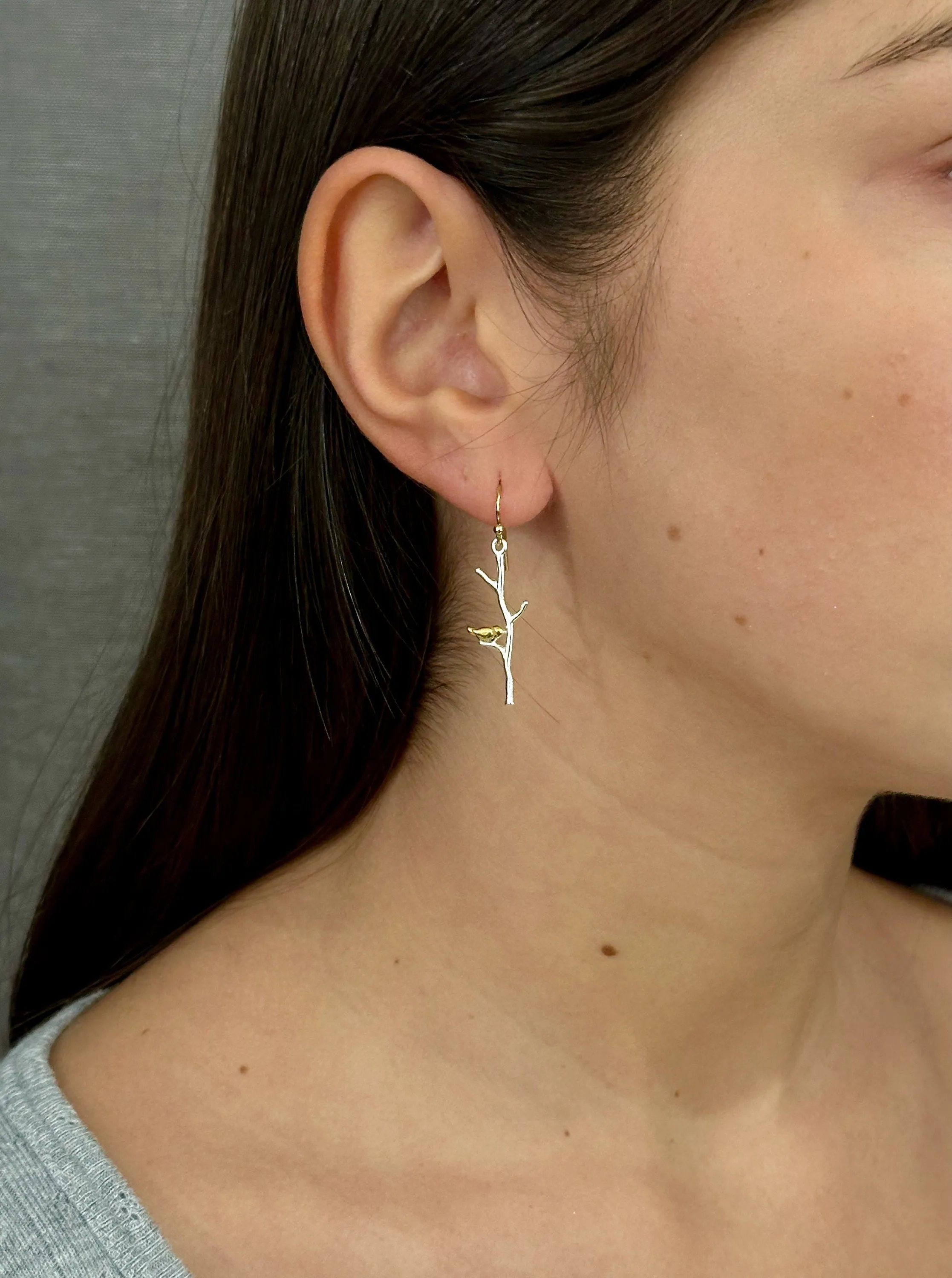 Bird on a Branch Earrings