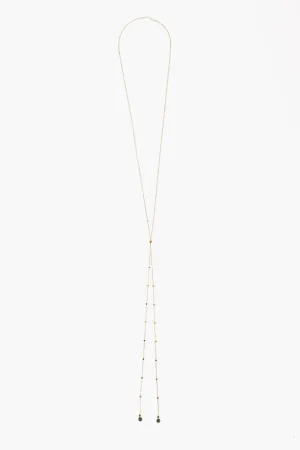 Bottega Veneta Gold Color Silver Necklace With Stone Pendants