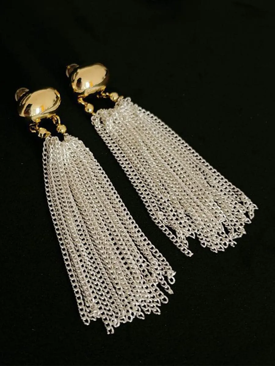 Chain Tassel Party Earrings MSE00143