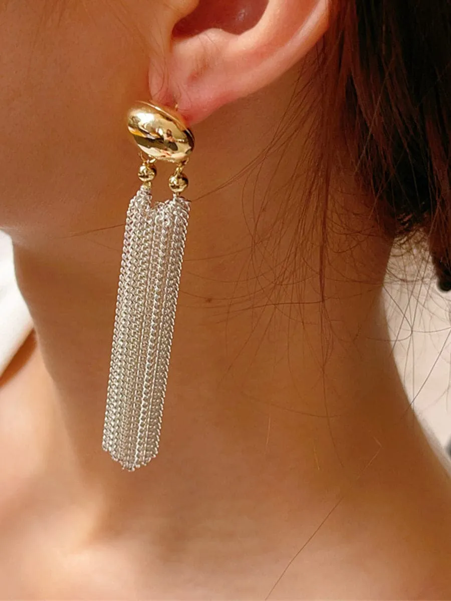 Chain Tassel Party Earrings MSE00143