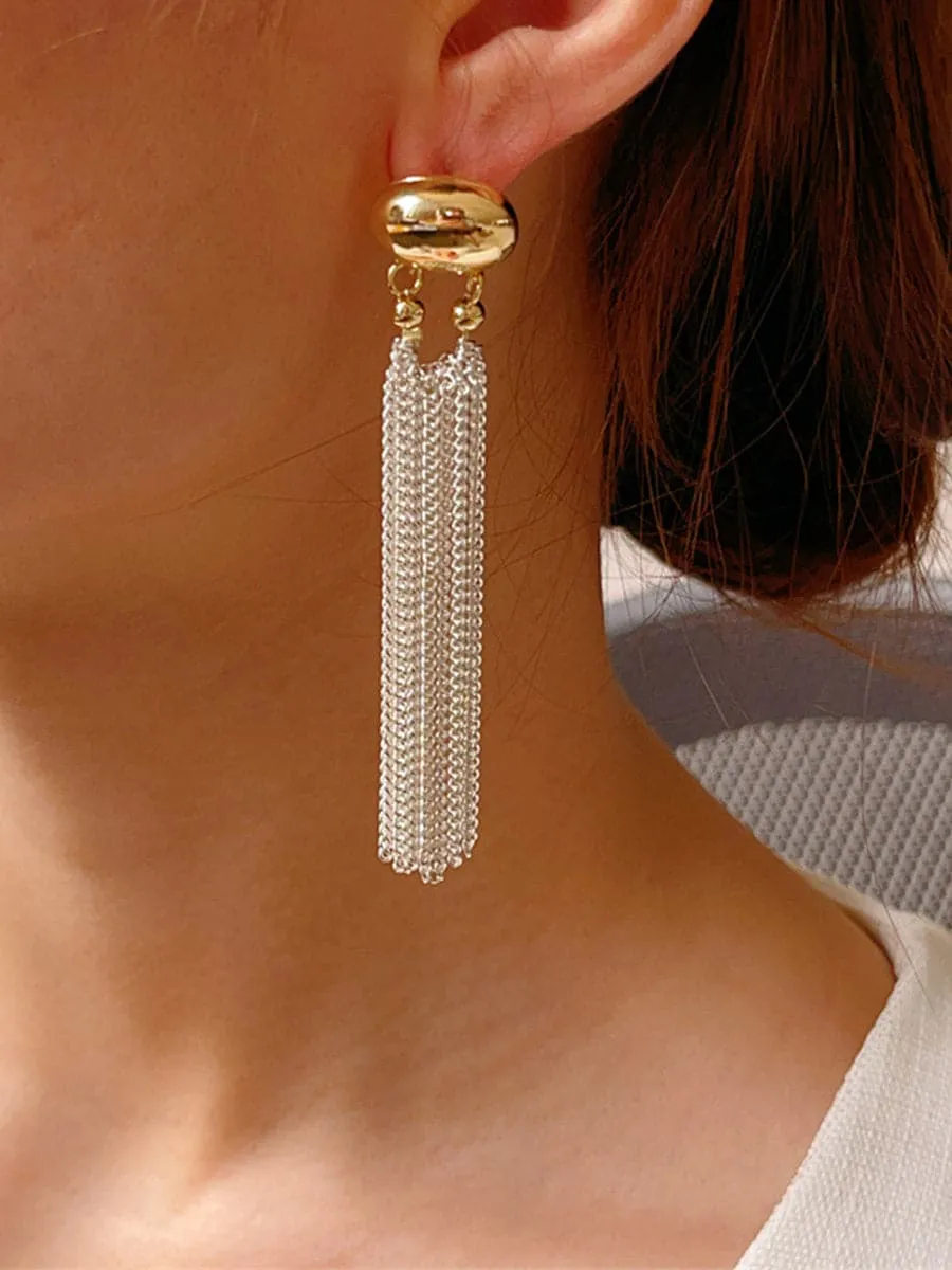 Chain Tassel Party Earrings MSE00143