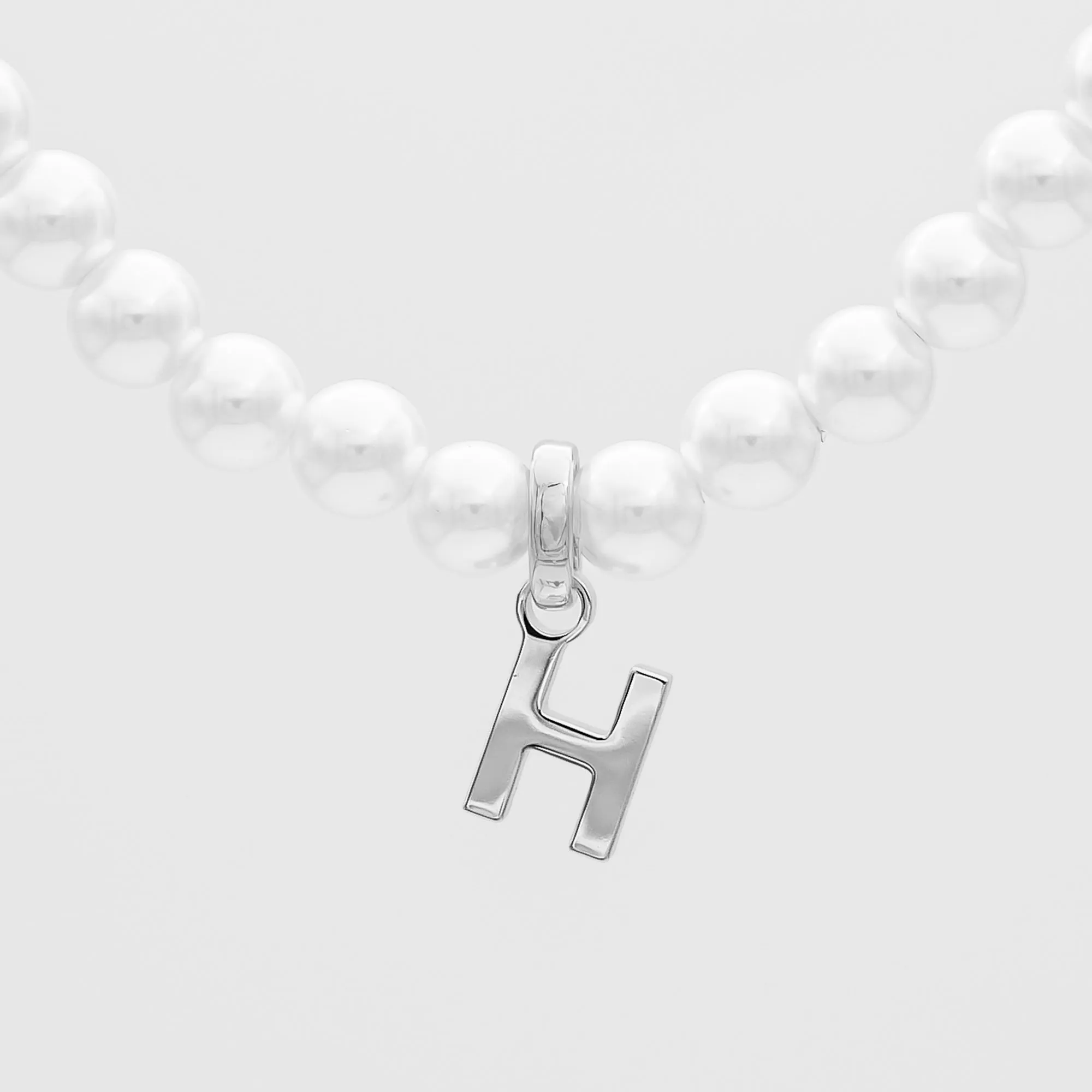 Classic Pearl Initial Necklace