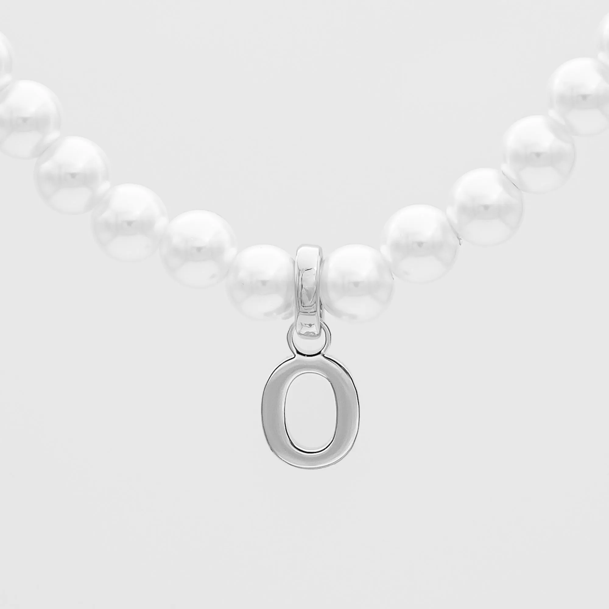 Classic Pearl Initial Necklace