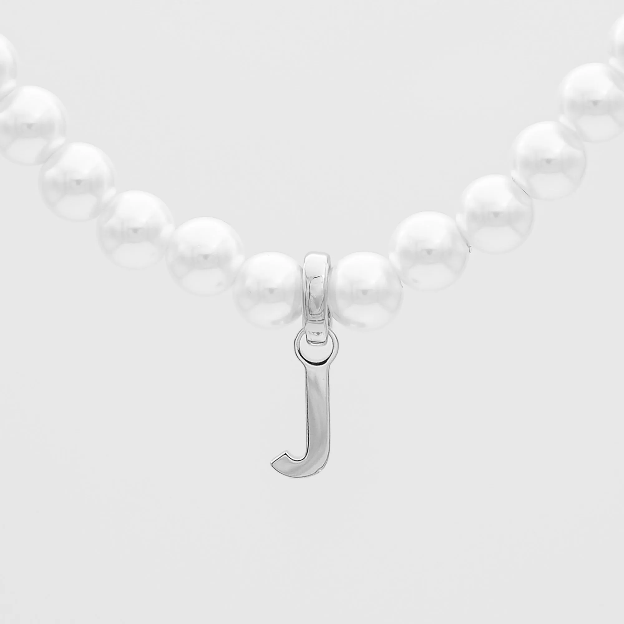 Classic Pearl Initial Necklace