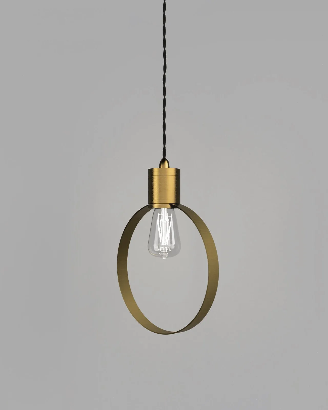 Classic Timeless Ring Brass Pendant