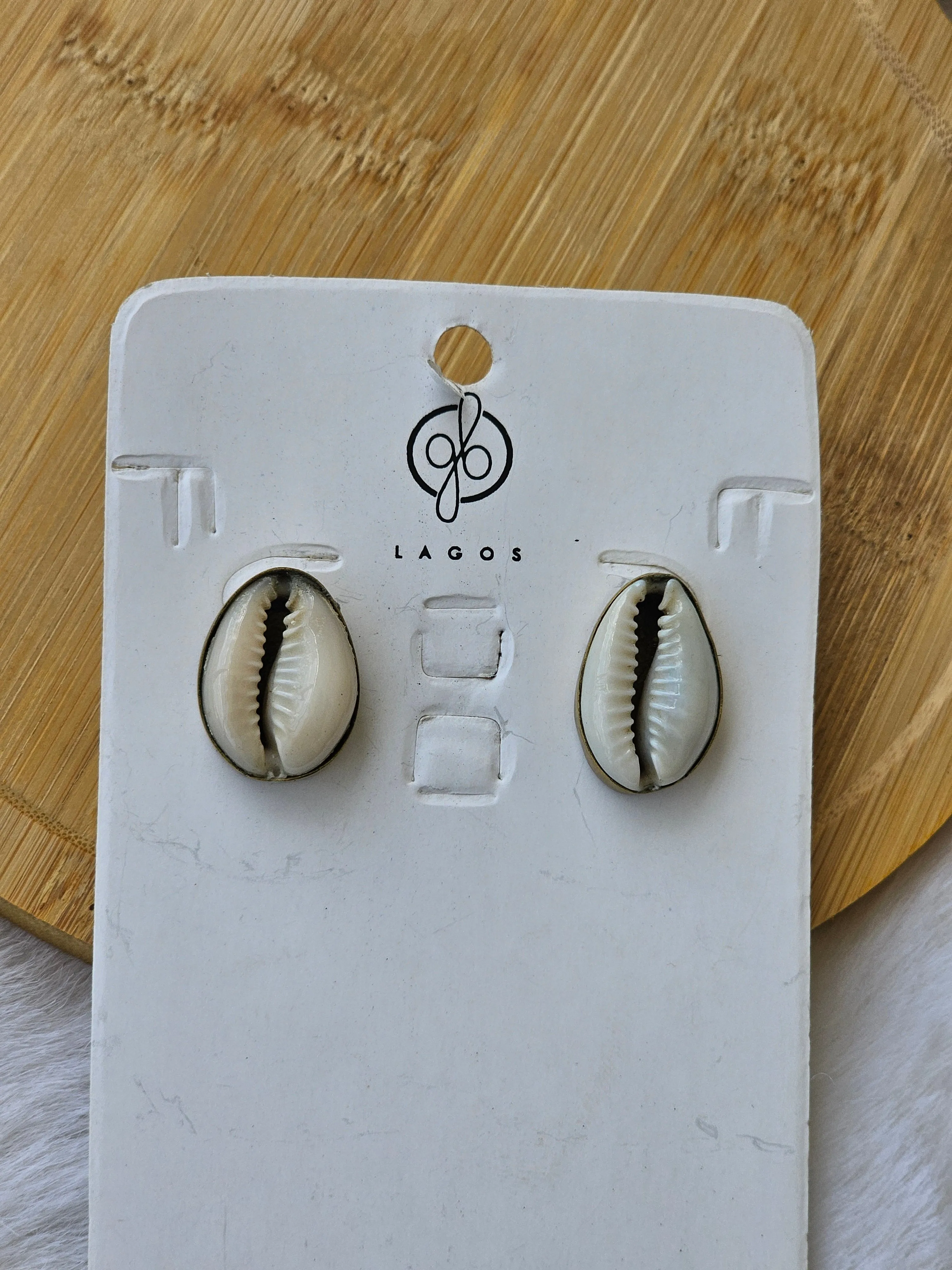 Cowrie Stud Earrings