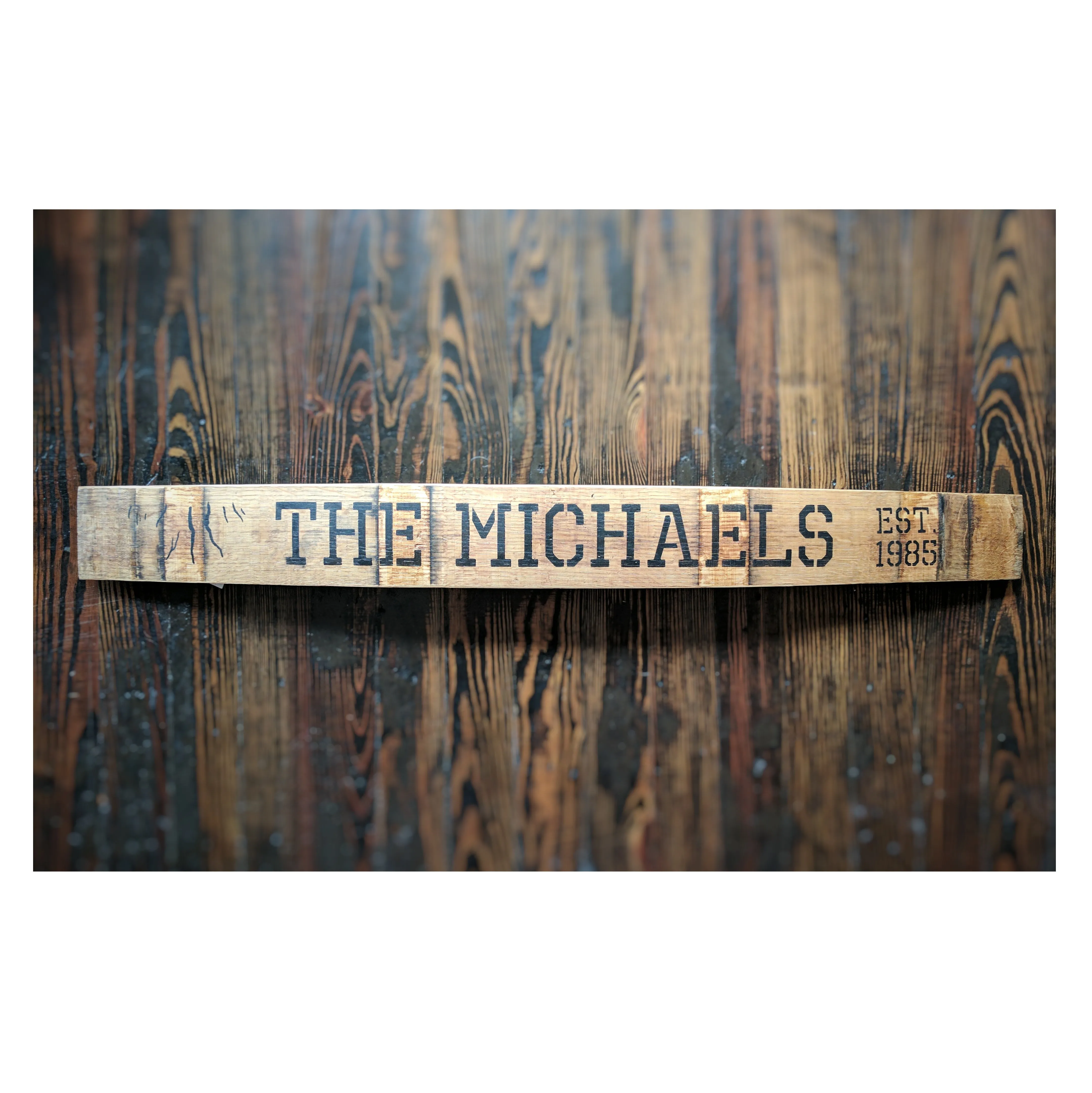 Custom Wine Barrel Sign