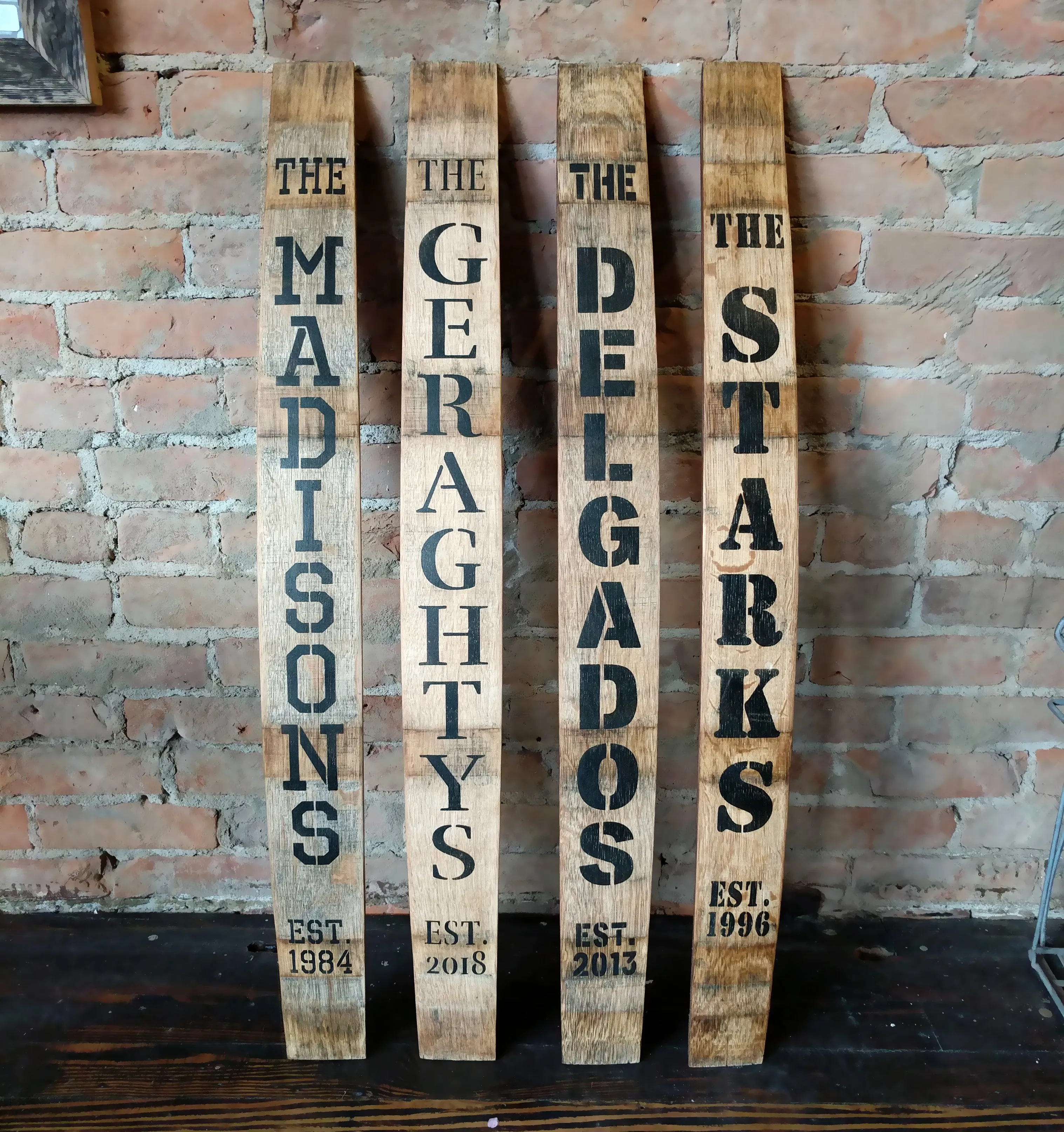 Custom Wine Barrel Sign