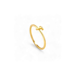 Dainty Stacking Letter Ring