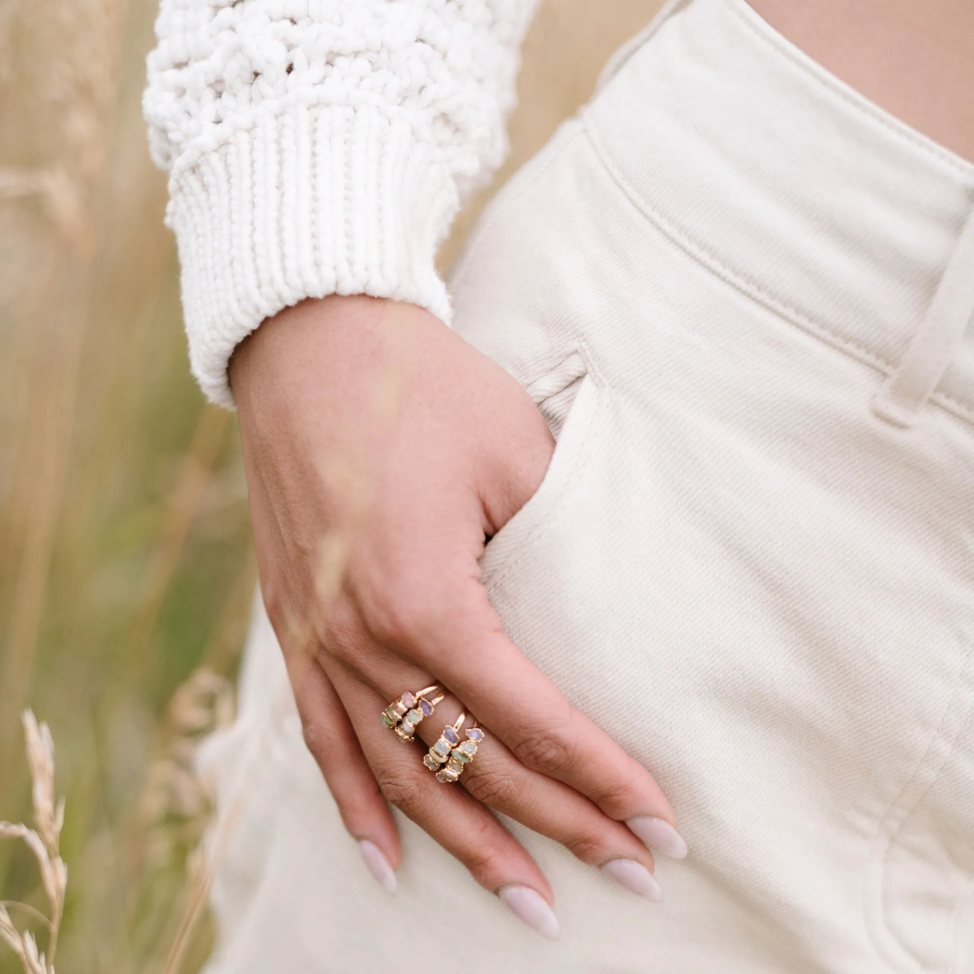 Desert Sunrise Gemstone Ring