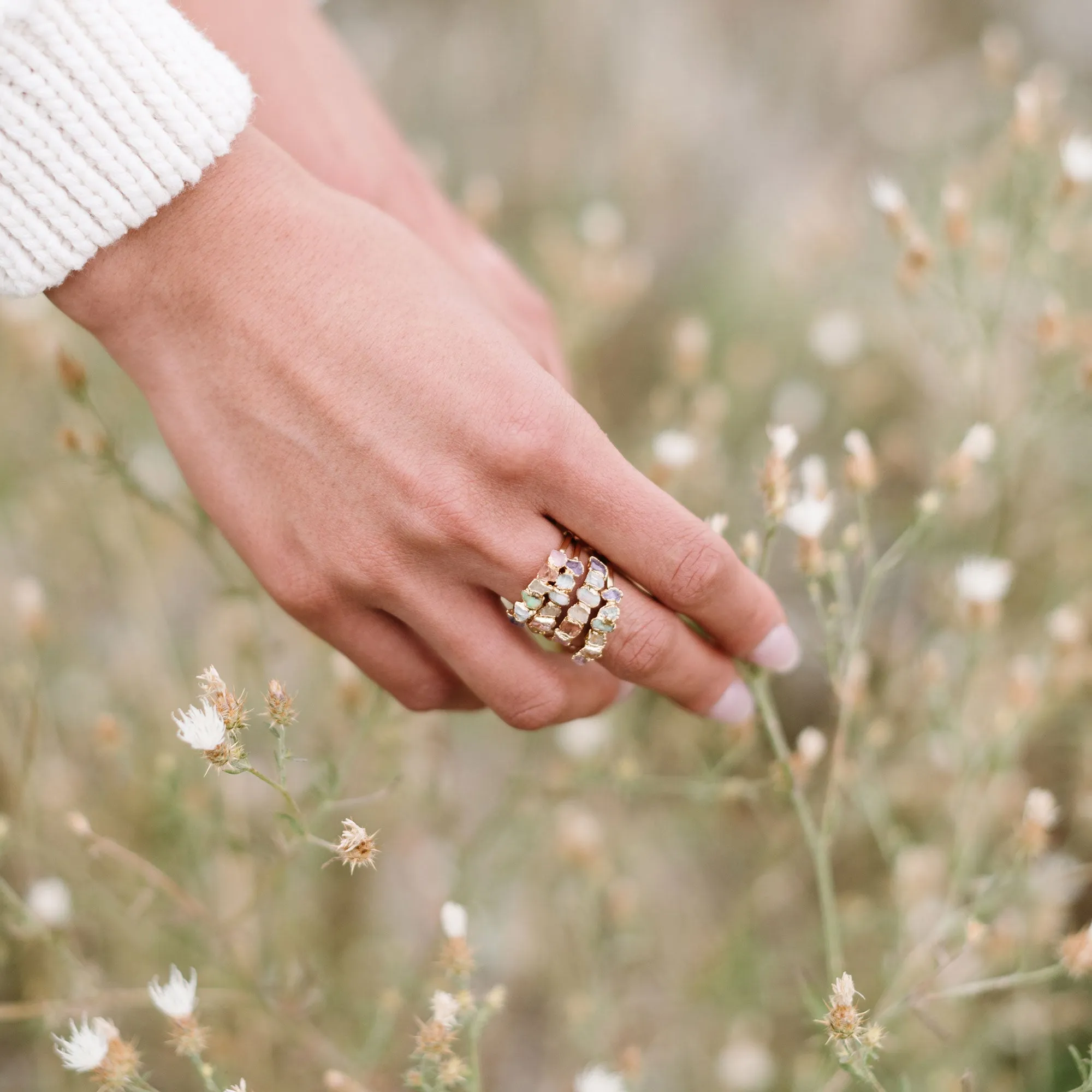 Desert Sunrise Gemstone Ring