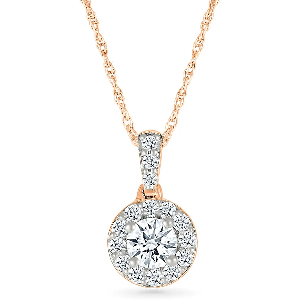 Diamond Round Pendant