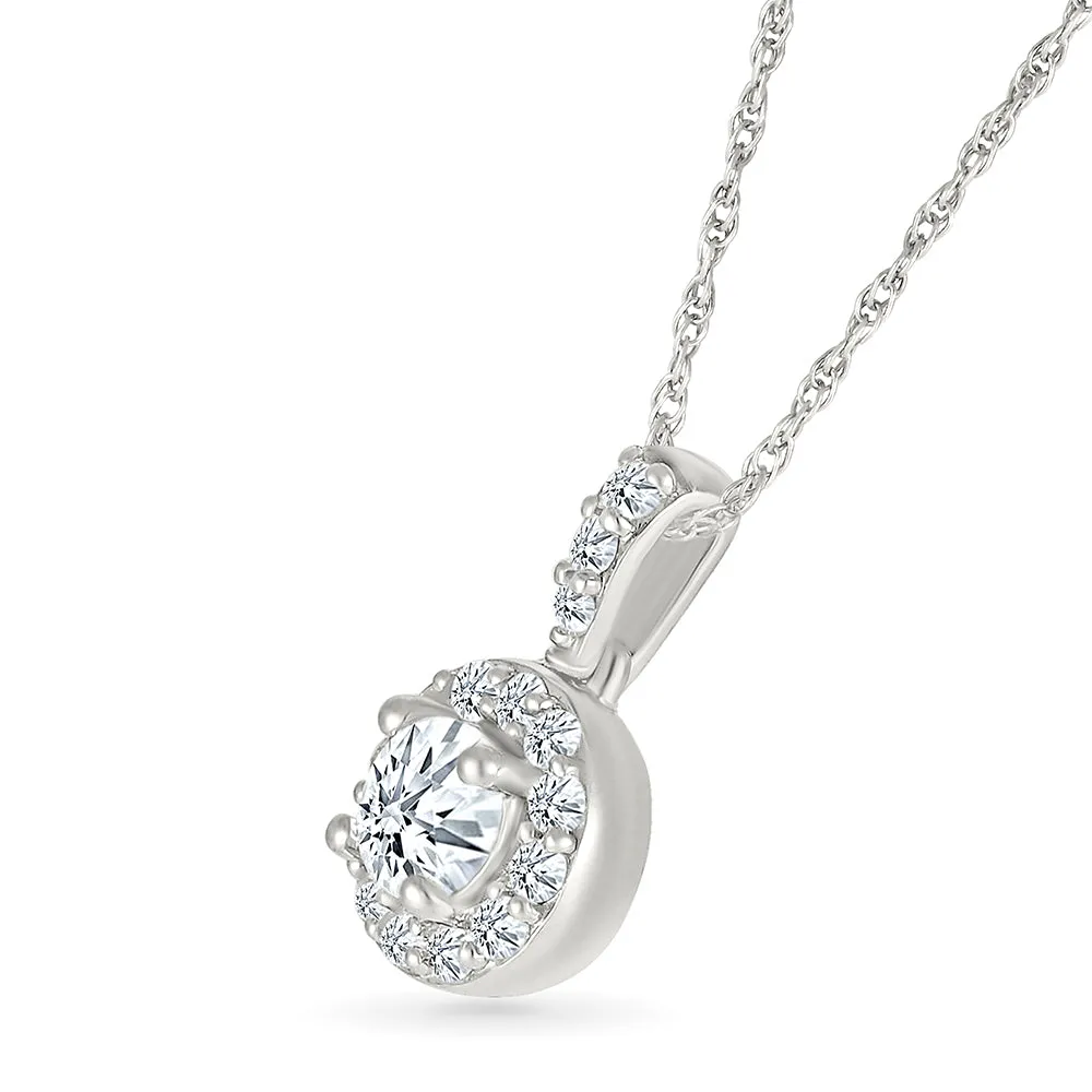 Diamond Round Pendant