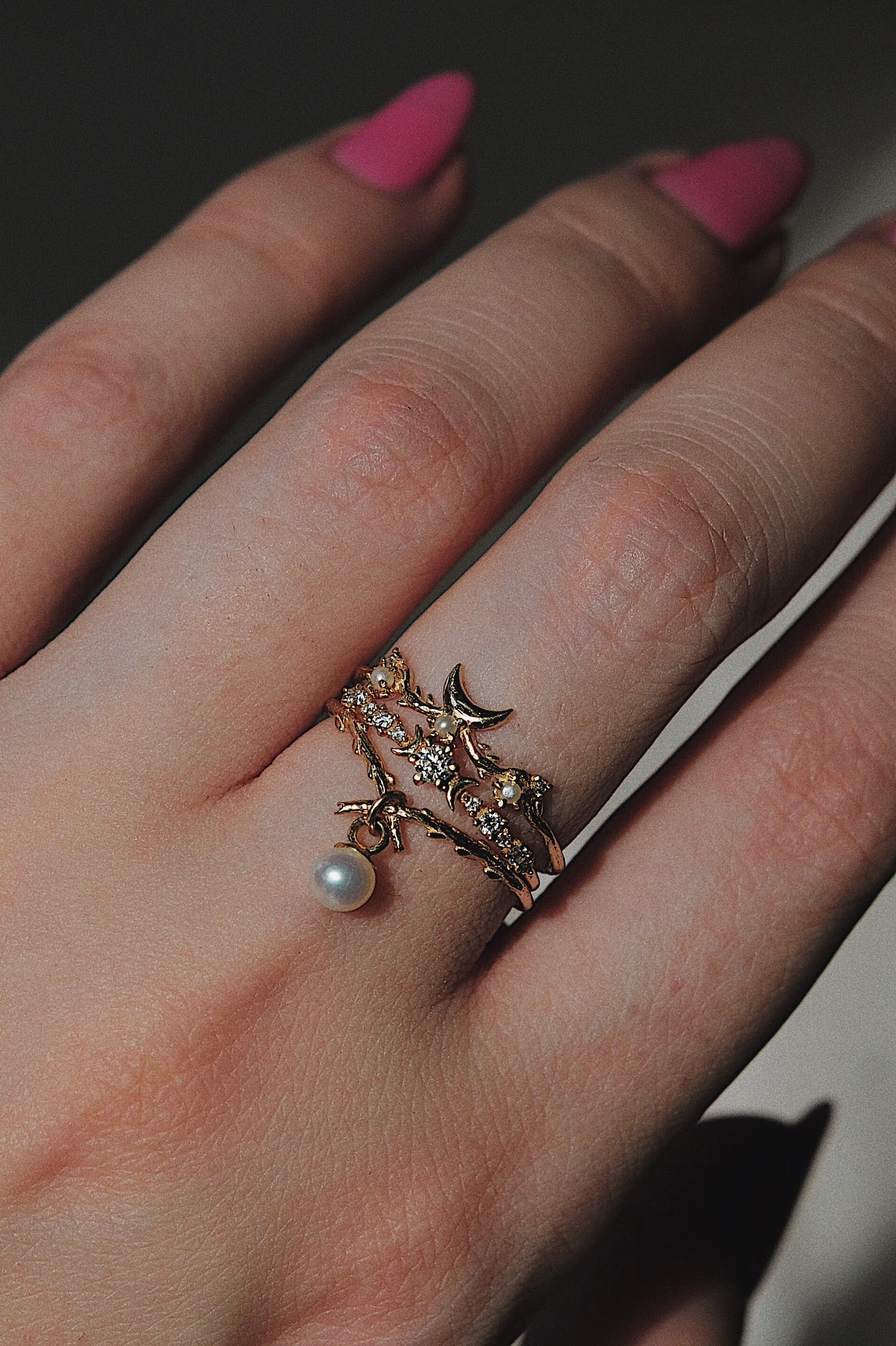 Diamond Stardust Ring