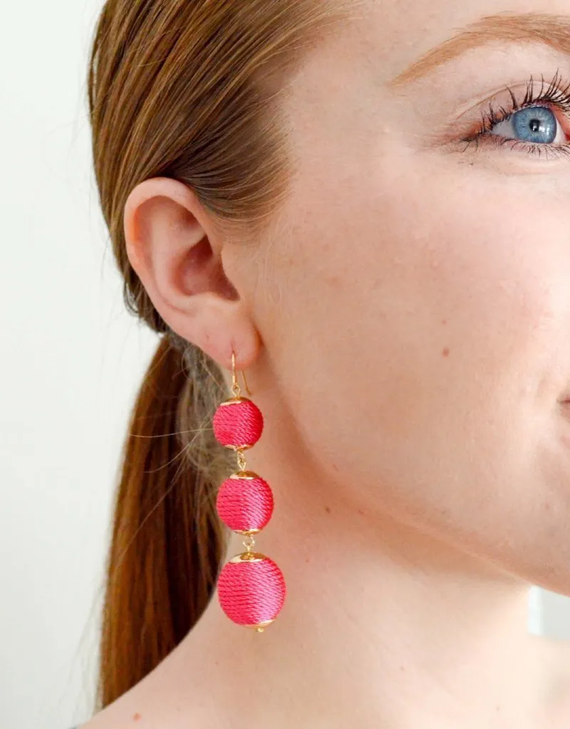 Dreaming Big Earrings (Pink - Small)