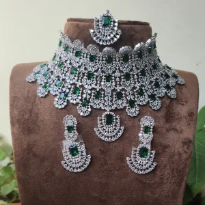 Emerald Big Choker Necklace