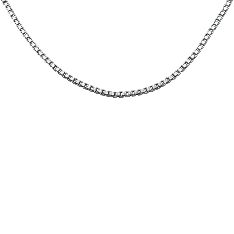 Estate Sterling Silver Box Chain 23"