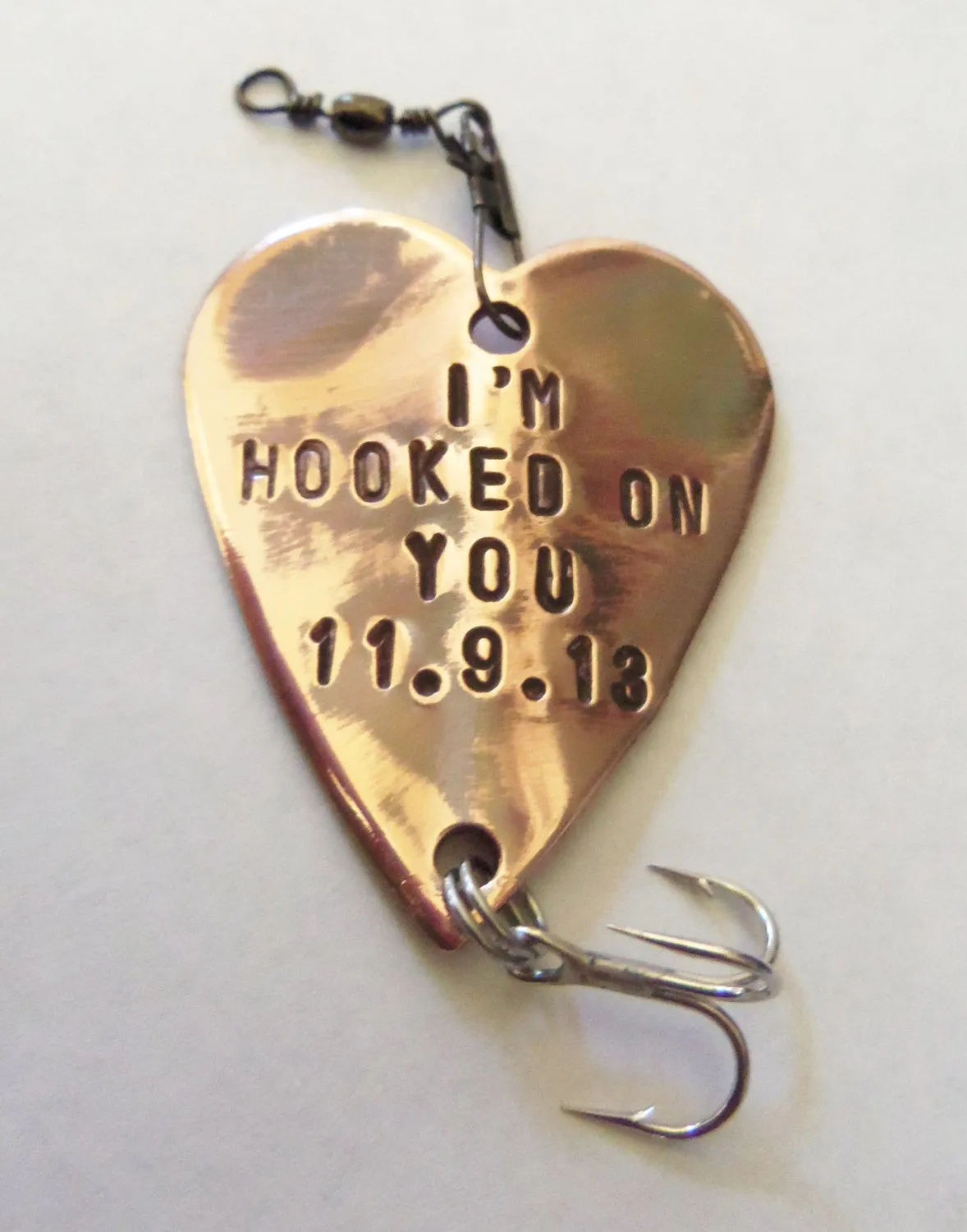 Father of the Bride and Wedding Date - Personalized Heart Lure