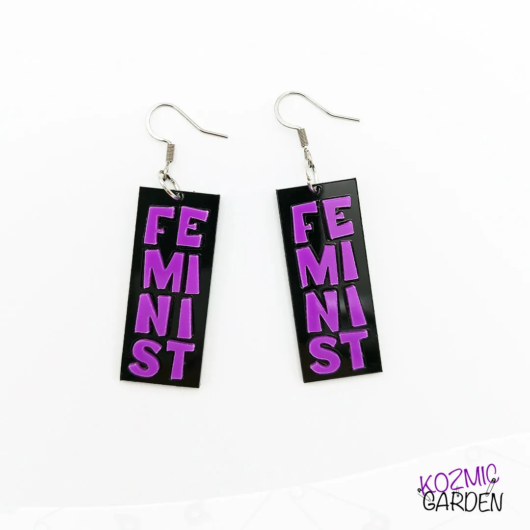 FEMINIST EARRINGS - Wear Your Values Loud and Proud!