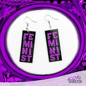 FEMINIST EARRINGS - Wear Your Values Loud and Proud!