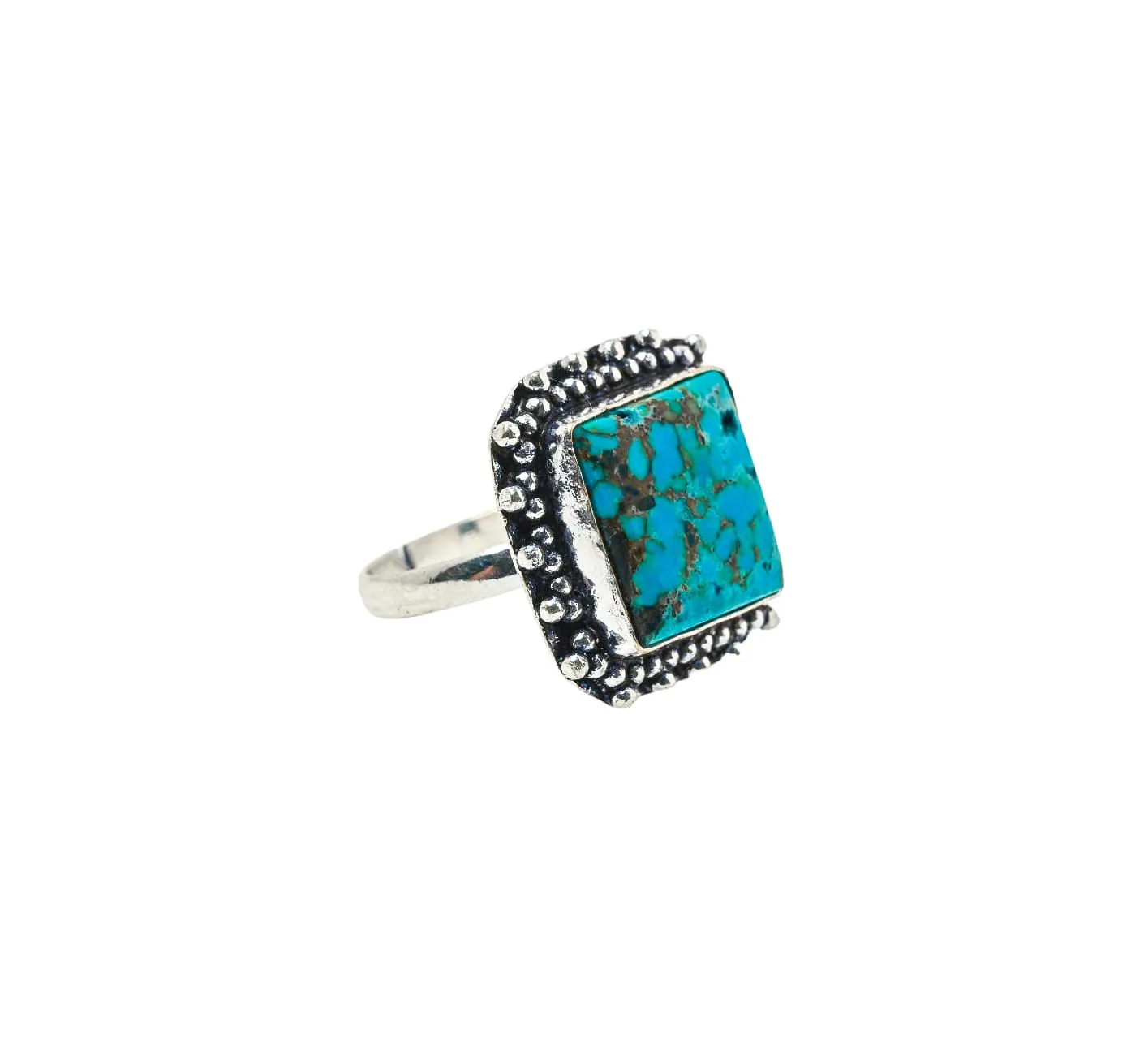 Healing Turquoise Adjustable Ring