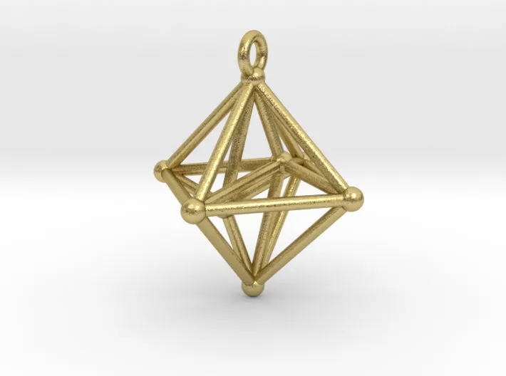 Hyperoctohedron Necklace (Metal)