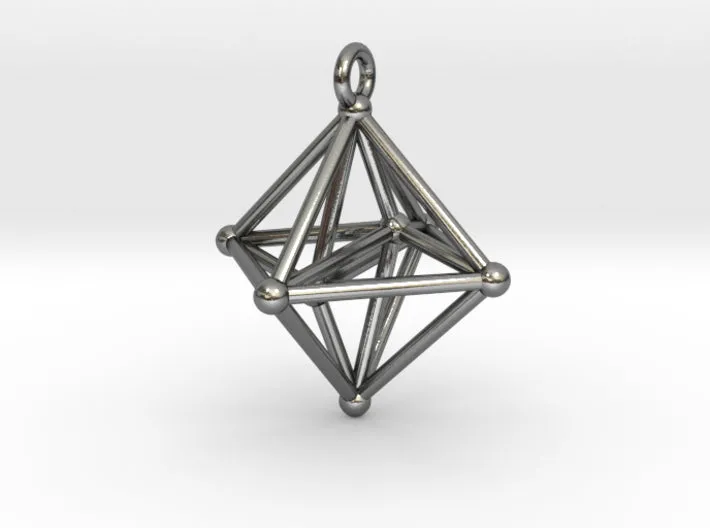 Hyperoctohedron Necklace (Metal)