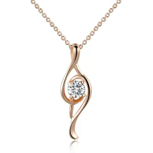 Iutopian Italina Rigant New Arrival Musical Note Pendant Necklace Colar With Austrian Crystal Stellux Cubic Zirconia