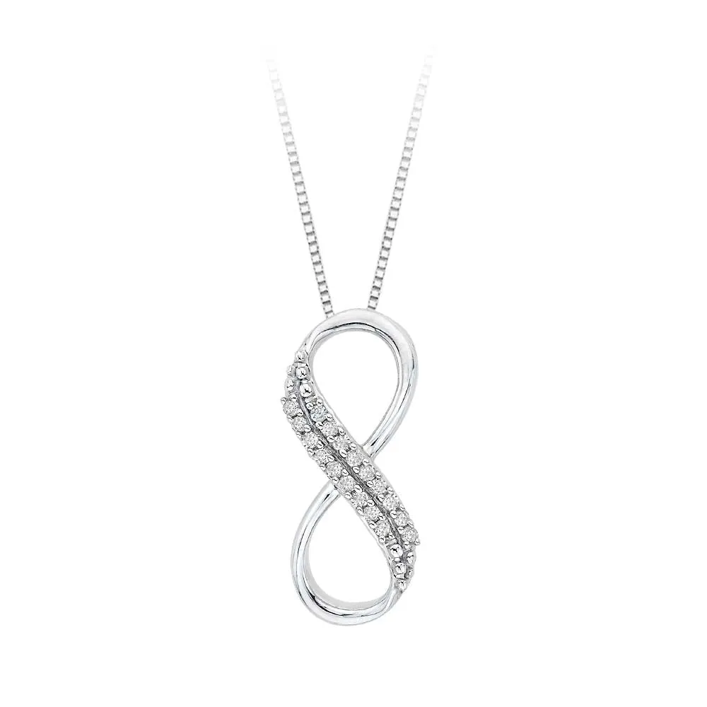 KATARINA Diamond Infinity Jewelry Set (3/8 cttw)