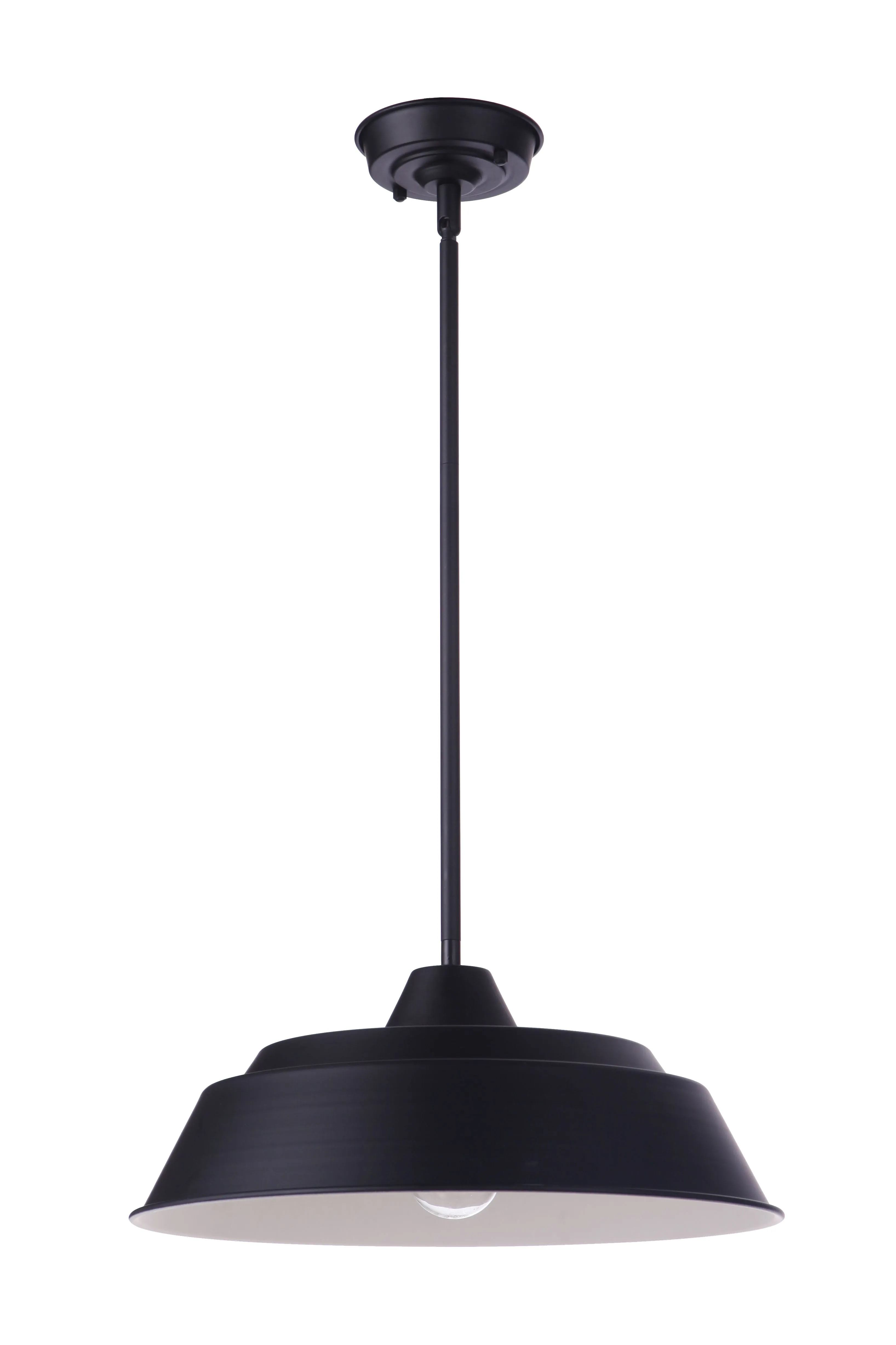 Landmark 1 Light 15" Outdoor Pendant in Midnight