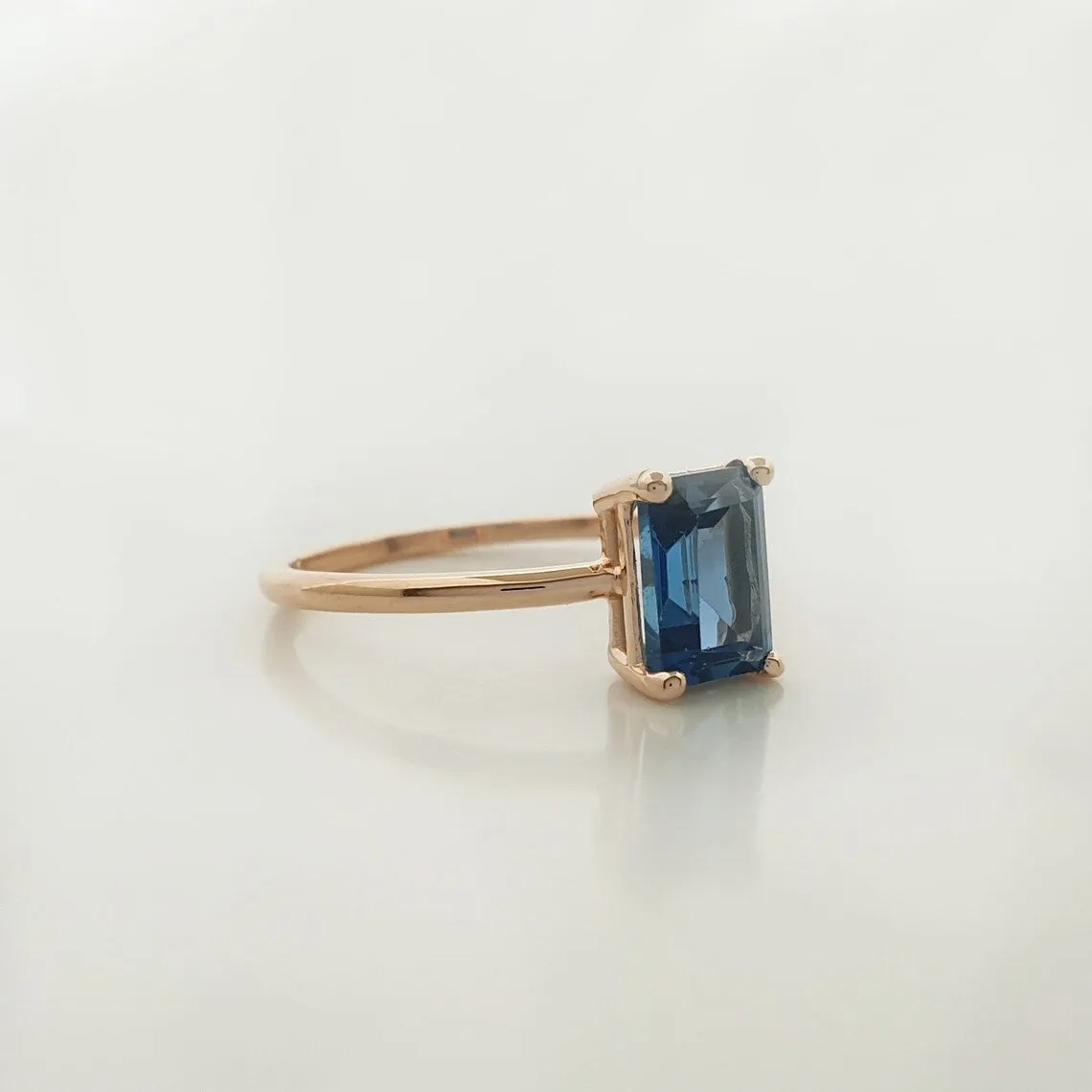 London Blue Topaz Ring