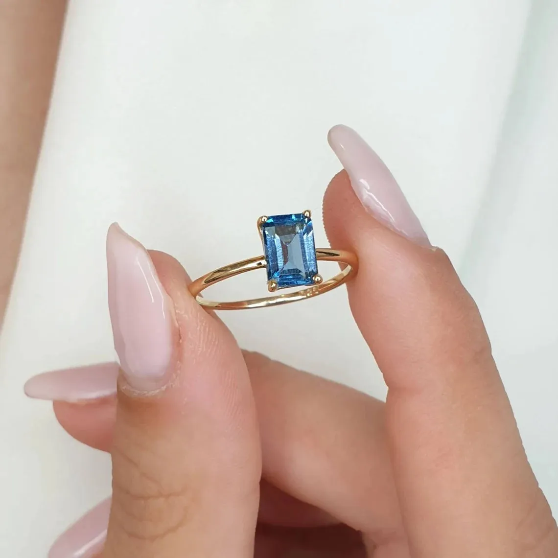 London Blue Topaz Ring