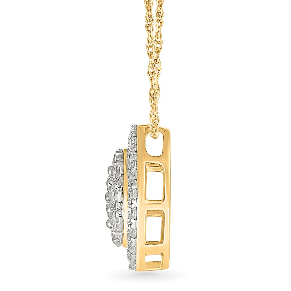 Lucena Gold &  Diamond Pendant