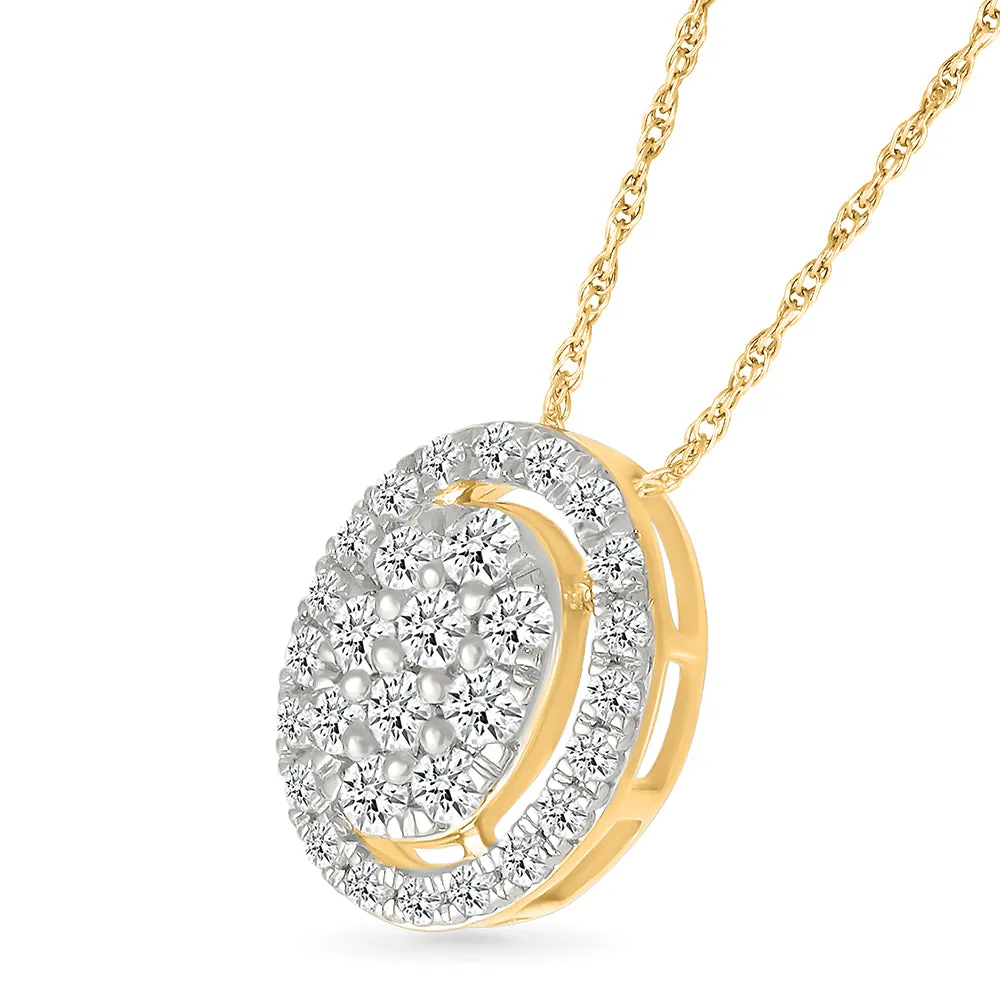 Lucena Gold &  Diamond Pendant