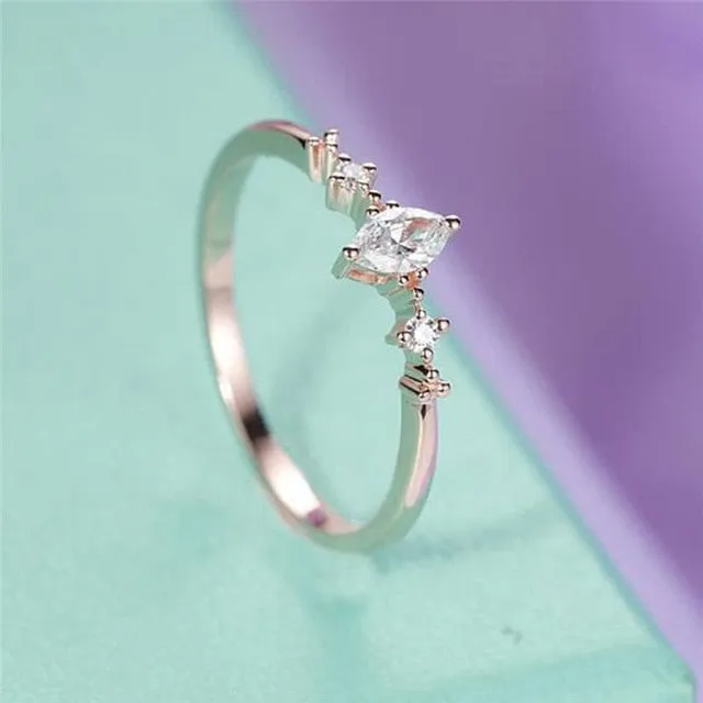 Marquise Cut Engagement Ring