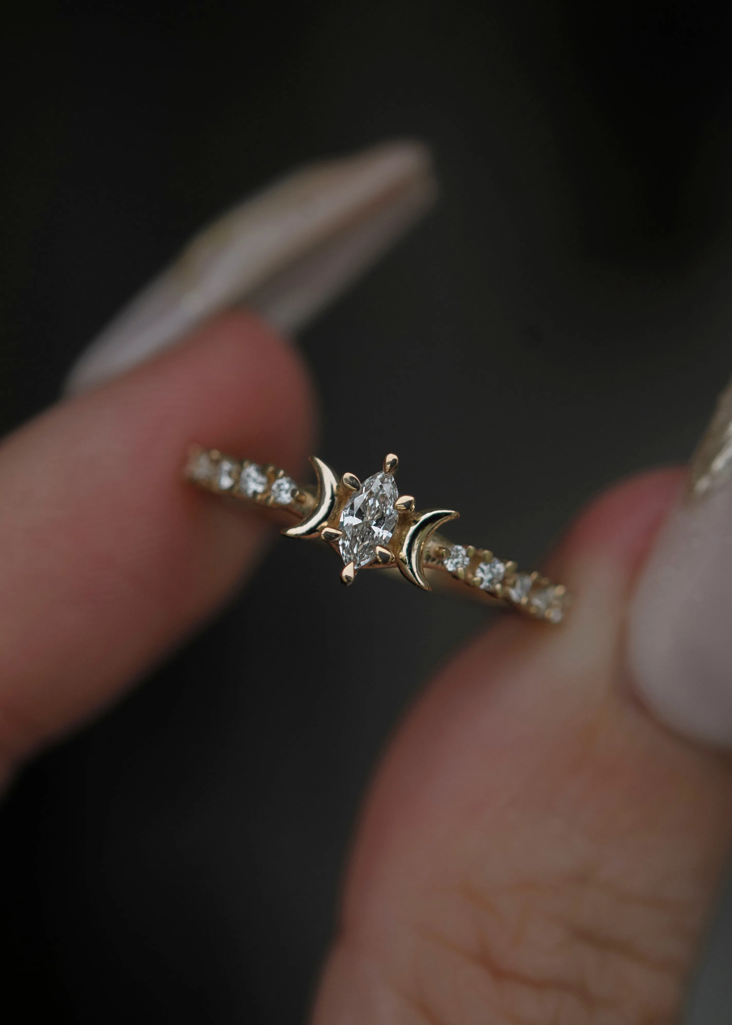 Marquise Stardust Ring