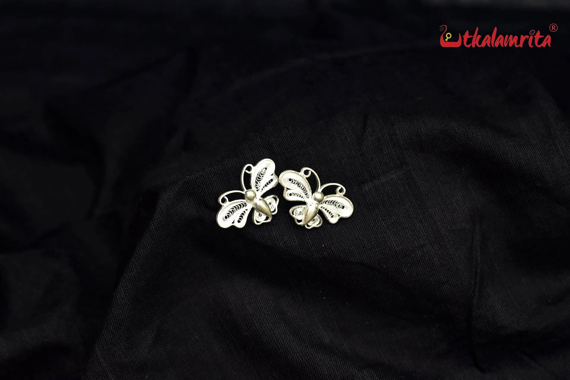 Medium Filigree Butterfly Studs (Earring Tops)